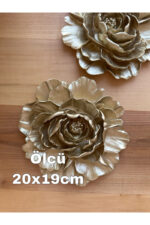 Duvar Aksesuar 2’li Çiçek Takım Biblo/Duvar Kombin/Ev-Ofis Dekorasyon - Görsel 3