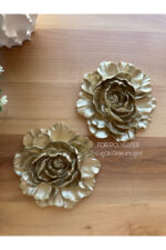 Duvar Aksesuar 2’li Çiçek Takım Biblo/Duvar Kombin/Ev-Ofis Dekorasyon - Görsel 5