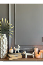 Dekoratif Dachshund Cinsi Balon Köpek Biblo Takım /Masa-Sehpa Üstü/ Kitaplık Süsü - Görsel 5