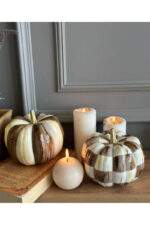 Mackenzie Desenli Kareli Mocha Kabak Dekor Biblo - Görsel 4