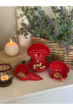 Masa üstü 3’lü Deniz Kabuğu,Yatak odası,çocuk odası ,ofis,kitaplık dekoru,mumluk,biblo,sunumluk