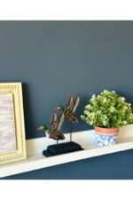 Masa Üstü Kaideli 2’li Kuş Biblo - Görsel 4