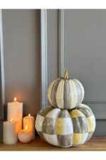 Yeni Yıl,mackenzie Desenli Kabaklar ,2’li Takım Biblo