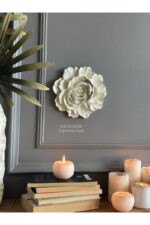 Duvar Aksesuar 2’li Çiçek Takım Biblo/Duvar Kombin/Ev-Ofis Dekorasyon - Görsel 4